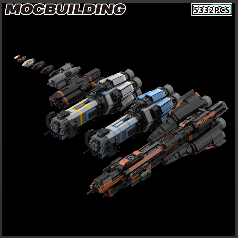 Model Kit Battleship - MOC Baustein Raumschiff Sternzerstörer Schlachtschiff Fregatte