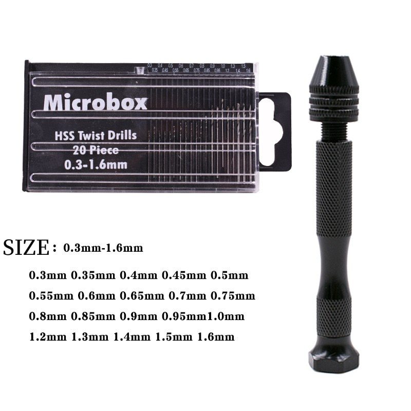 Pin Vice Micro - Micro Mini Pin Vise Handbohrer Twist