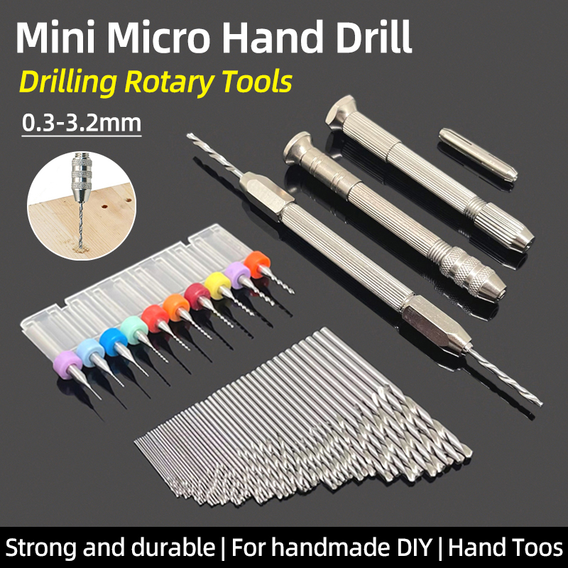 Pin Vice Micro - Mini Micro 0,3-3,2mm Doppel Hand Bohrer