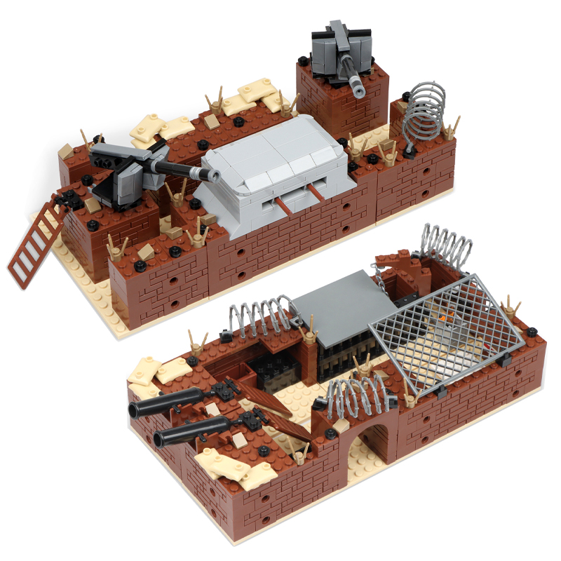 Model Kit Gunpla - Heißer WW2 Militär Graben Bunker Verteidigung