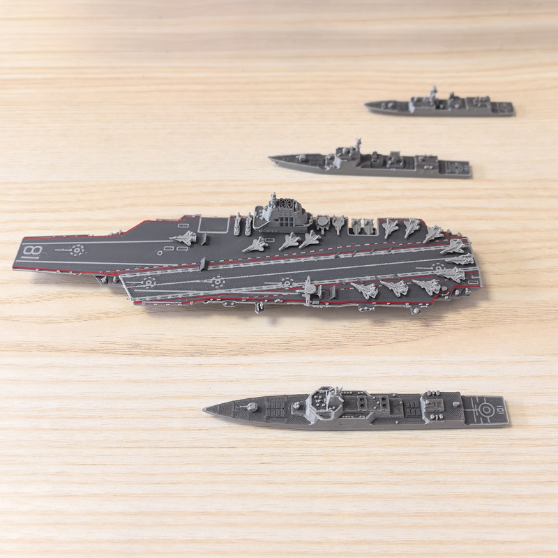 Model Kit Battleship - 1 Stück 1/2000 Maßstab Multi-Typ Kriegsschiffmodell