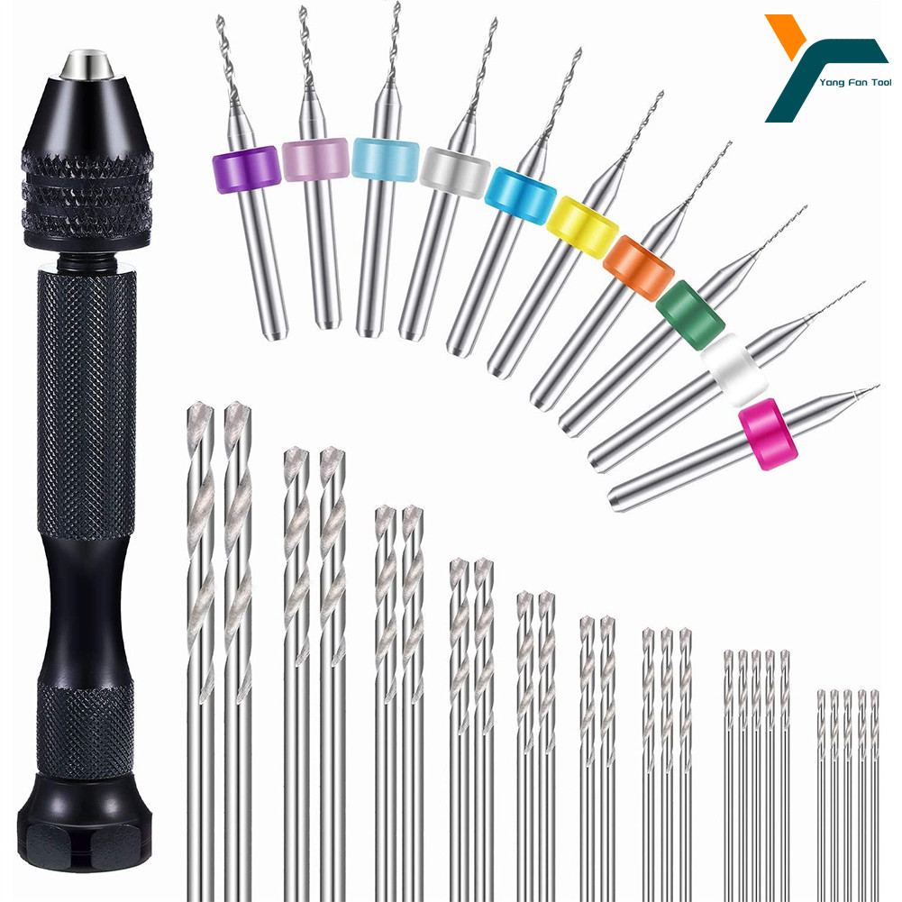 Pin Vice Micro - 36 Stück Micro Hand bohrer Set