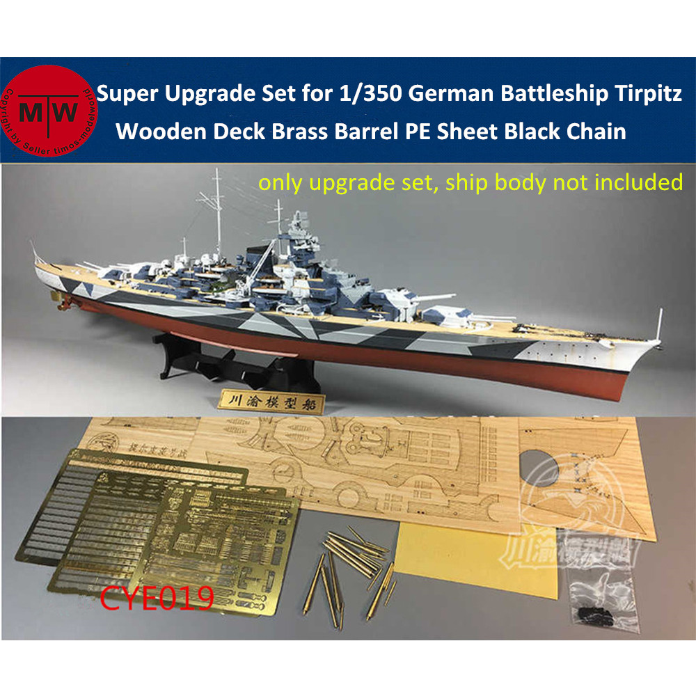 Model Kit Battleship - Super-Upgrade-Set für das deutschen Schlachtschiff Tirpitz