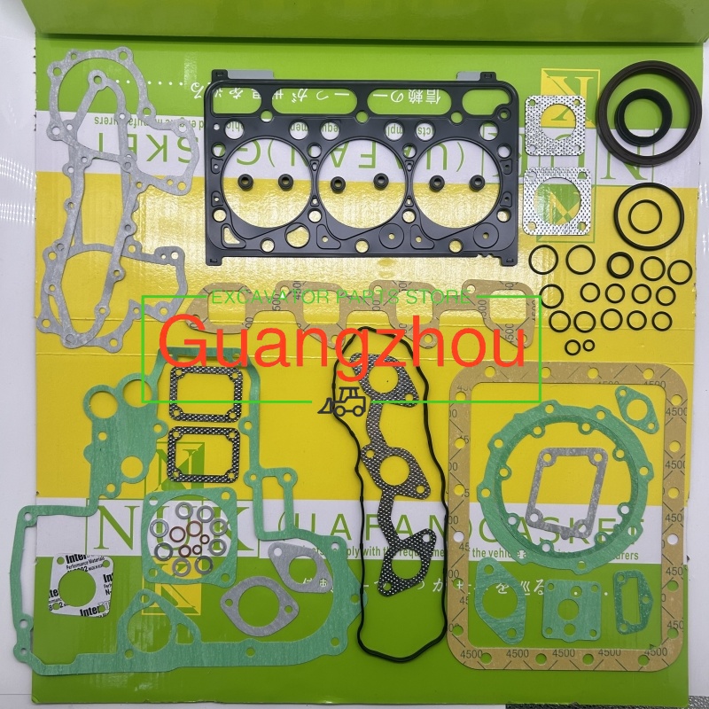 Model Kit Excavator - Kompletter Dichtungssatz für Kubota D1803 Baggermotoren,