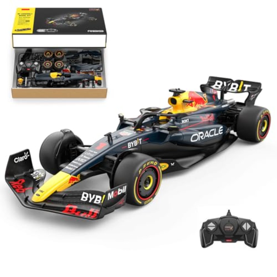 Model Kit F16 - F1 RC-Auto-Bausatz für Rennanwendungen, ABS-Kunststoff, Blau,