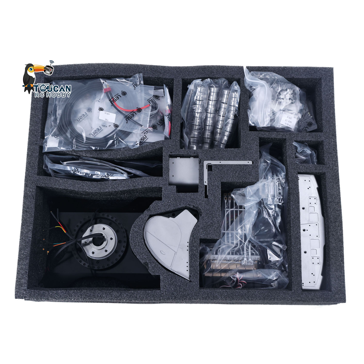 Model Kit Excavator - 1/14 LESU LR945 KIT RC Hydraulischer