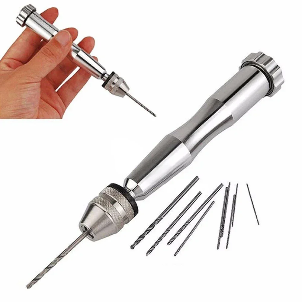 Pin Vice Micro - Elektrowerkzeuge Mini Handbohrer Set Zubehör Twisted