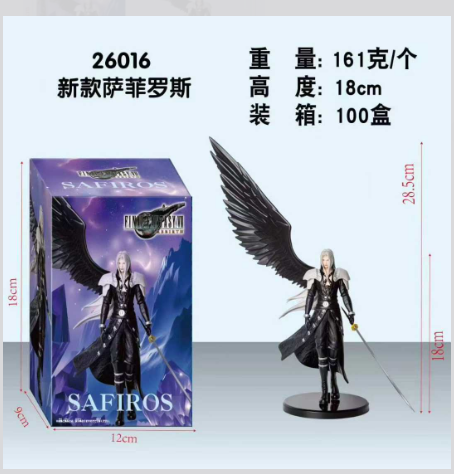 Model Kit Final Fantasy - Final Fantasy Sephiroth Engel-Modellfigur Statue Sammlerstück