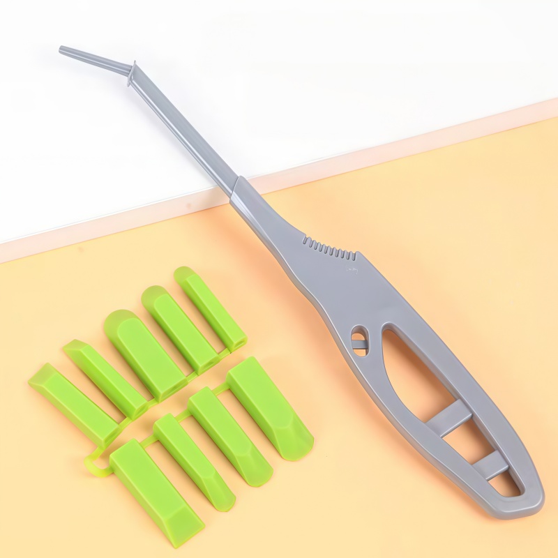 Seam Scraper Tool - 9-in-1-Glaskleber-Winkelschaber zum Glätten, Trimmen, Kantenreinigen, Entfernen