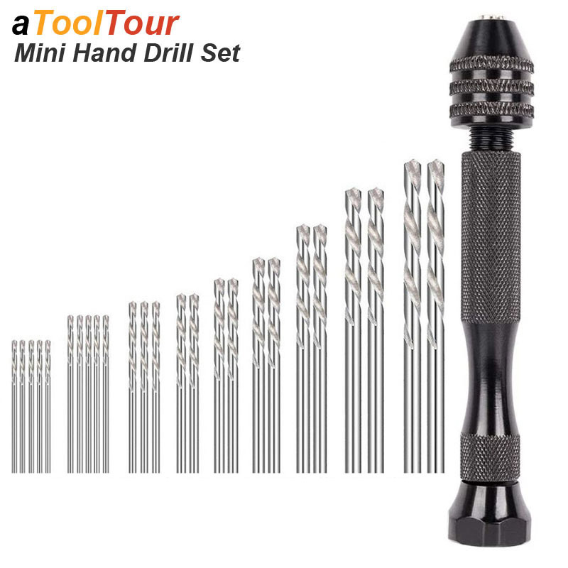 Pin Vice Micro - Micro Mini Handbohrer Set Manueller Pin