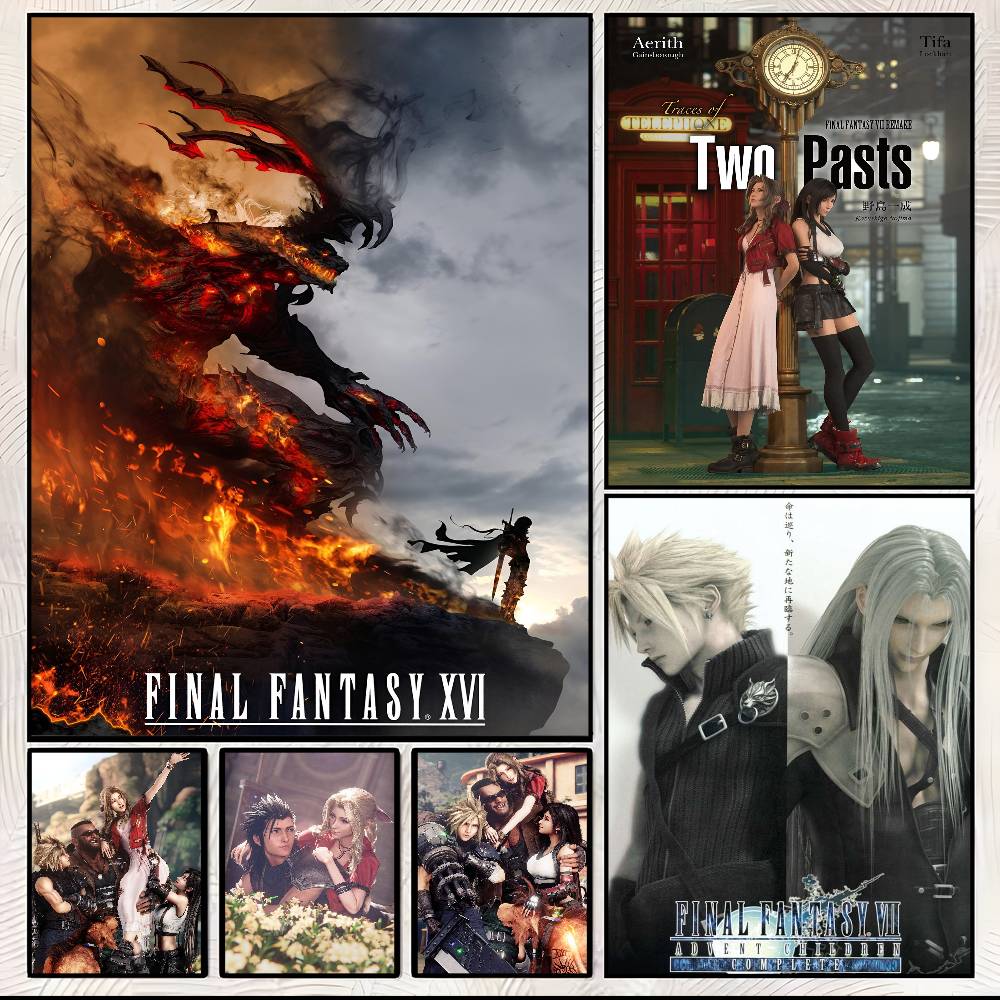 Model Kit Final Fantasy - Anime Figur Skizze Videospiele FINAL FANTASY