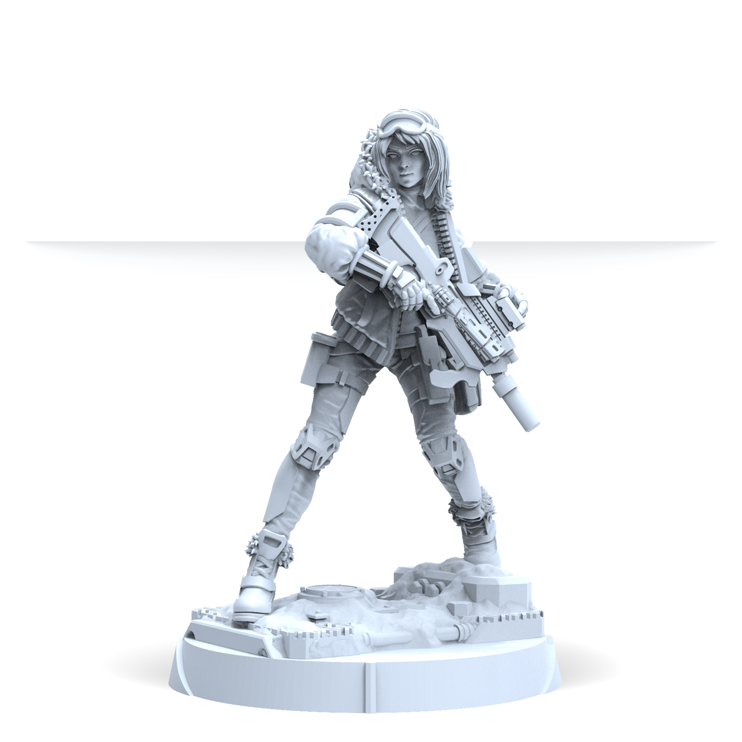 Model Kit Battleship - Modellbausatz aus Kunstharz Infinity NA2 Oktavia