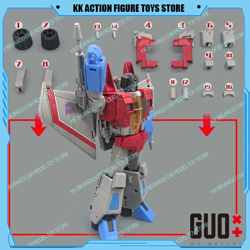 Model Kit Studio - GUO Studio Transformation SS86 Starscream Actionfiguren
