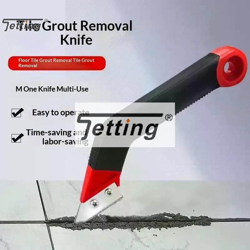 Seam Scraper Tool - Keramik-Fugenentfernungsmesser Wand-Boden-Fugenrechen Schaber Keramik-Fugenschneideklinge Fliesen-Fugensäge Fugenentfernungswerkzeug