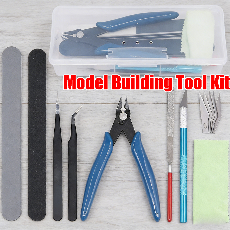 Model Kit Gunpla - Komplettes Gunpla-Modell-Werkzeugset, unverzichtbare Montagewerkzeuge für den