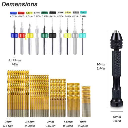 Micro Mini Pin Vise Handbohrer – Pin Vice Micro Bewertung und Preis