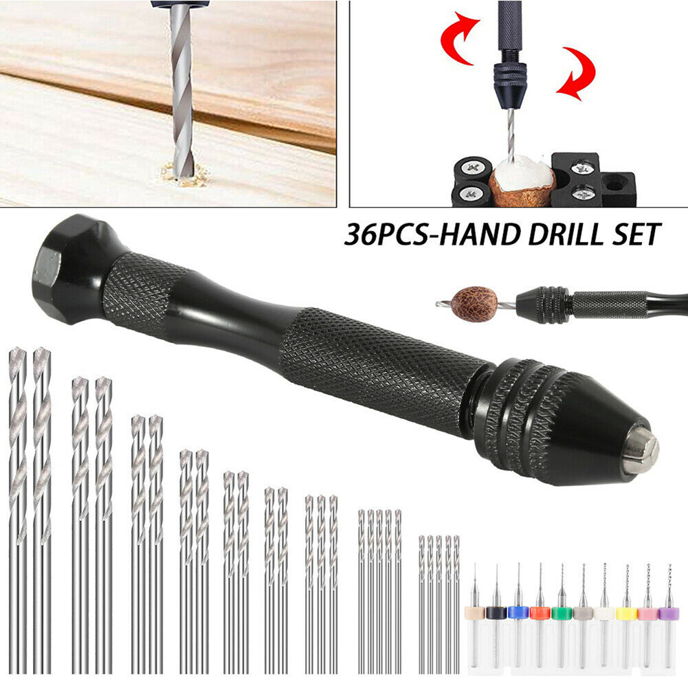 36 Stück Micro Hand bohrer Set – Pin Vice Micro Bewertung und Preis