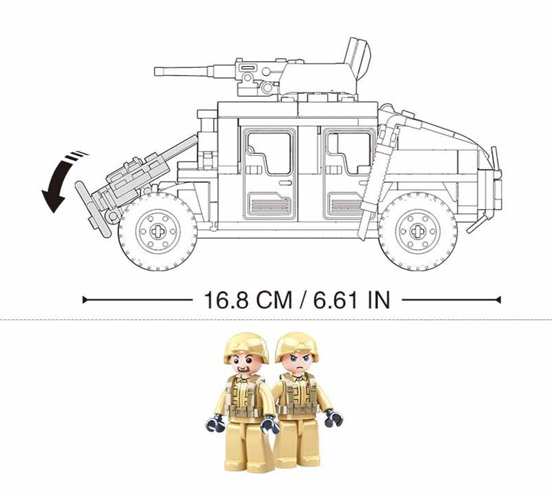 265PCS WW2 Militär SWAT H1 Ass – Model Kit Gunpla Bewertung und Preis