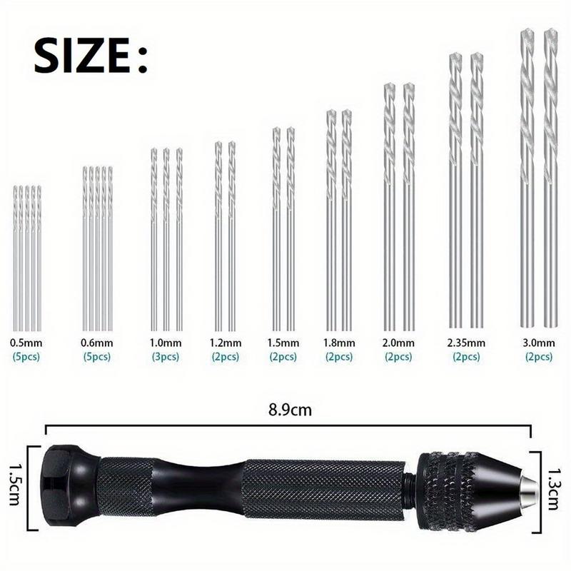 36-teiliges Mikro-Handbohrer-S – Pin Vice Micro Bewertung und Preis