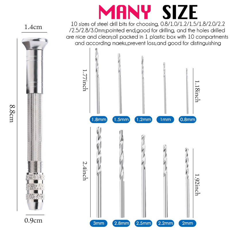 Mini Hand Harz Bohrer Pin Schr – Pin Vice Micro Bewertung und Preis