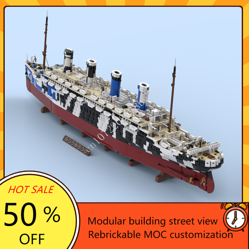 10615PCS MOC HMT Olympus Titan – Model Kit Battleship Bewertung und Preis
