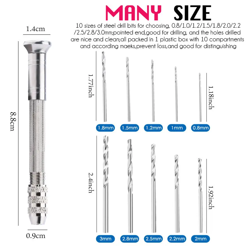 Mini Hand Harz Bohrer Pin Schr – Pin Vice Micro Bewertung und Preis