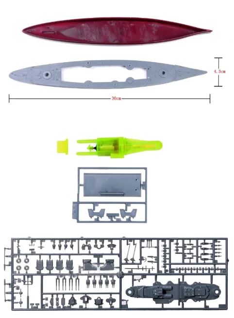 30CM Trumpeter Montieren Model – Model Kit Battleship Bewertung und Preis